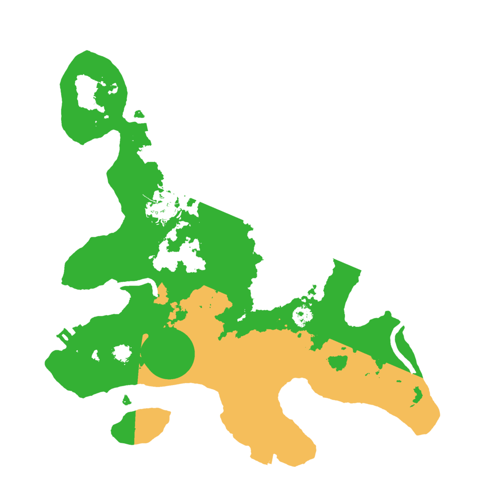 Biome Rust Map: Procedural Map, Size: 2600, Seed: 1507052919