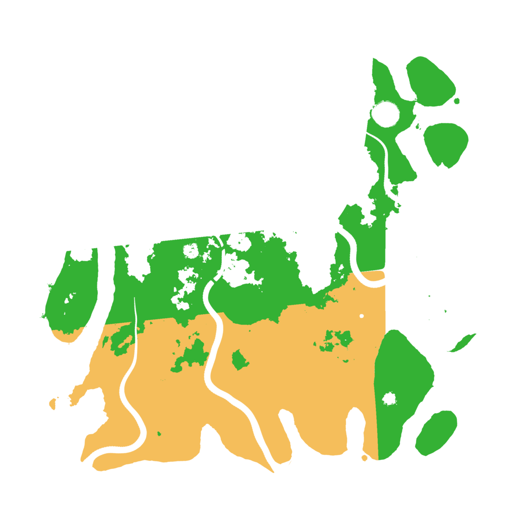 Biome Rust Map: Procedural Map, Size: 3500, Seed: 872107321