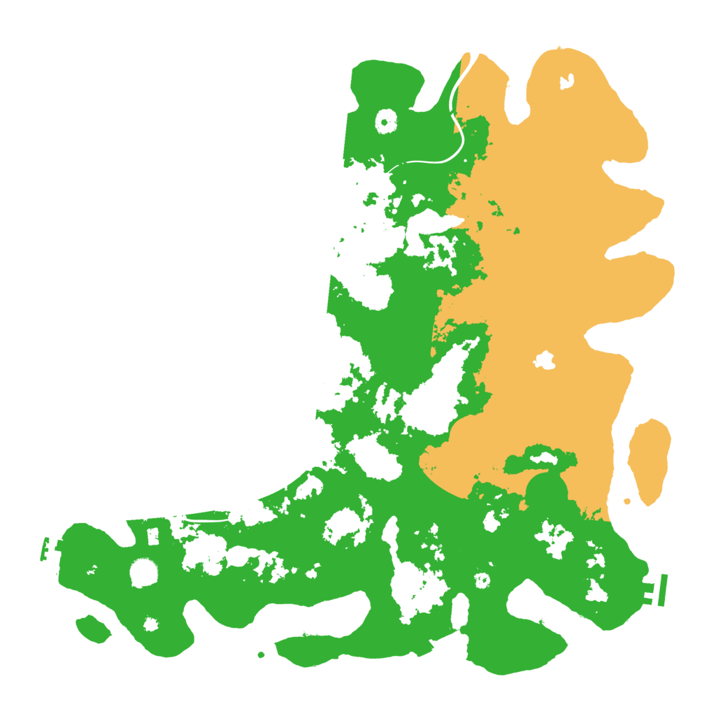 Biome Rust Map: Procedural Map, Size: 4500, Seed: 670110557