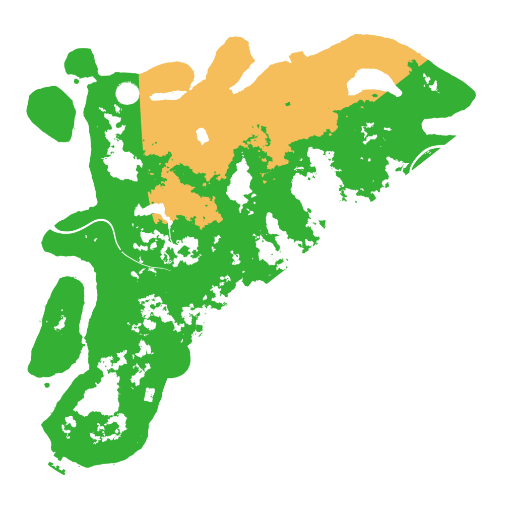 Biome Rust Map: Procedural Map, Size: 4000, Seed: 492217