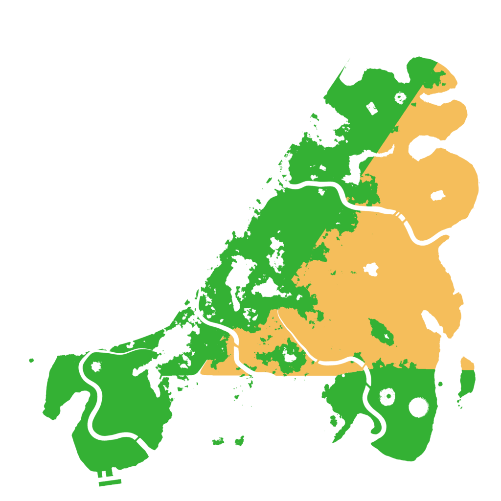 Biome Rust Map: Procedural Map, Size: 4500, Seed: 6072023