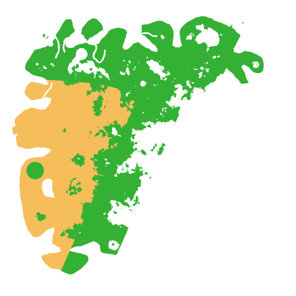 Biome Rust Map: Procedural Map, Size: 4500, Seed: 53117