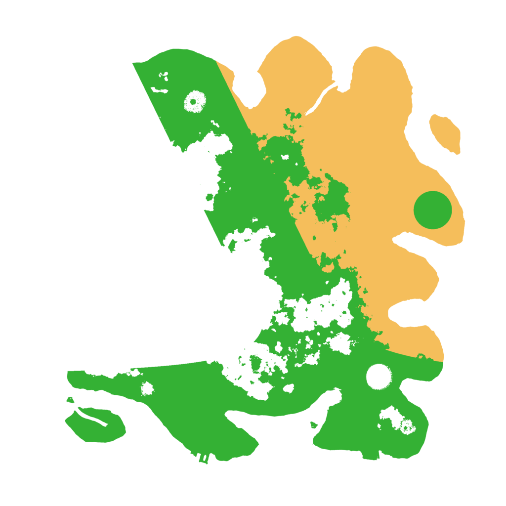 Biome Rust Map: Procedural Map, Size: 3500, Seed: 3711