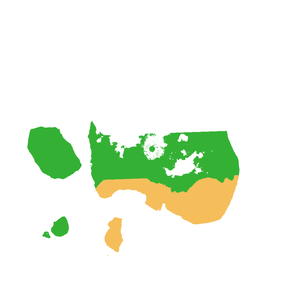 Biome Rust Map: Procedural Map, Size: 2000, Seed: 17876