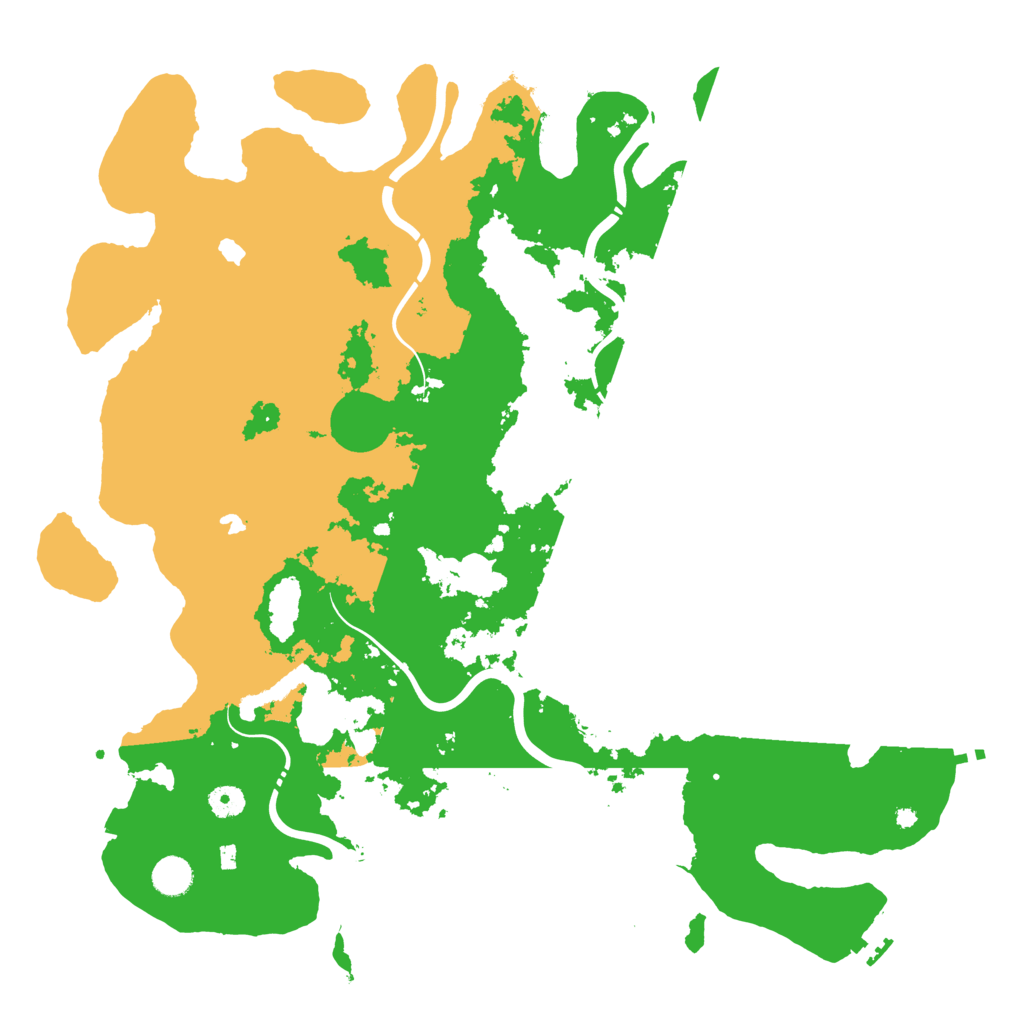 Biome Rust Map: Procedural Map, Size: 4500, Seed: 81621