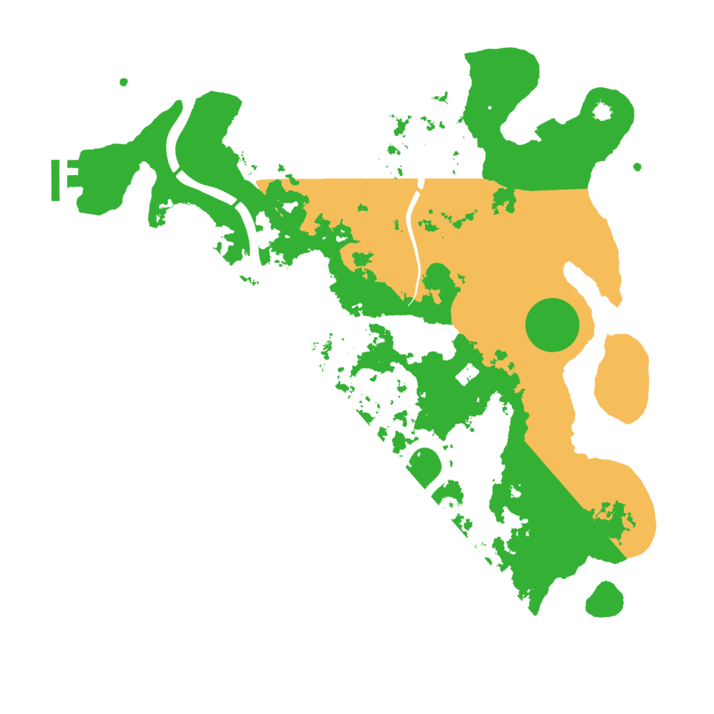 Biome Rust Map: Procedural Map, Size: 3500, Seed: 1684777185