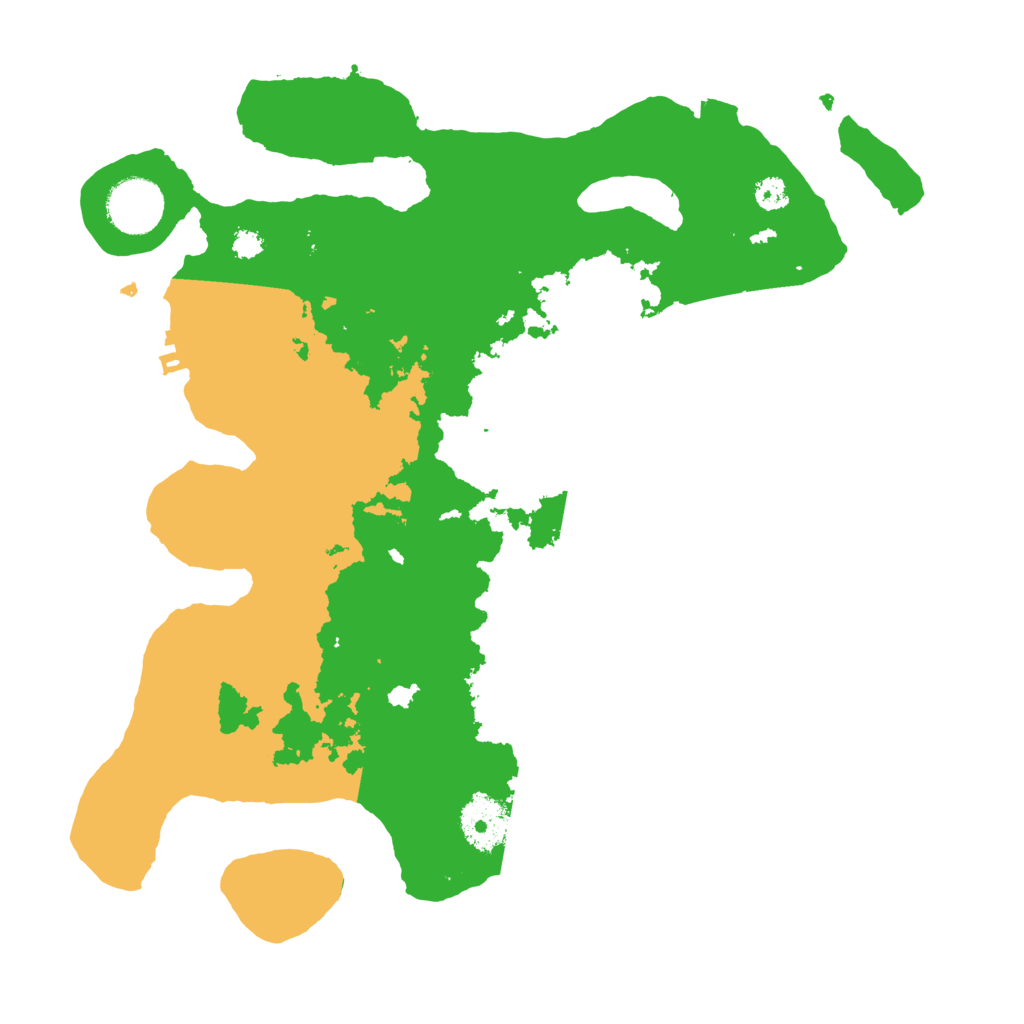 Biome Rust Map: Procedural Map, Size: 3200, Seed: 699610627