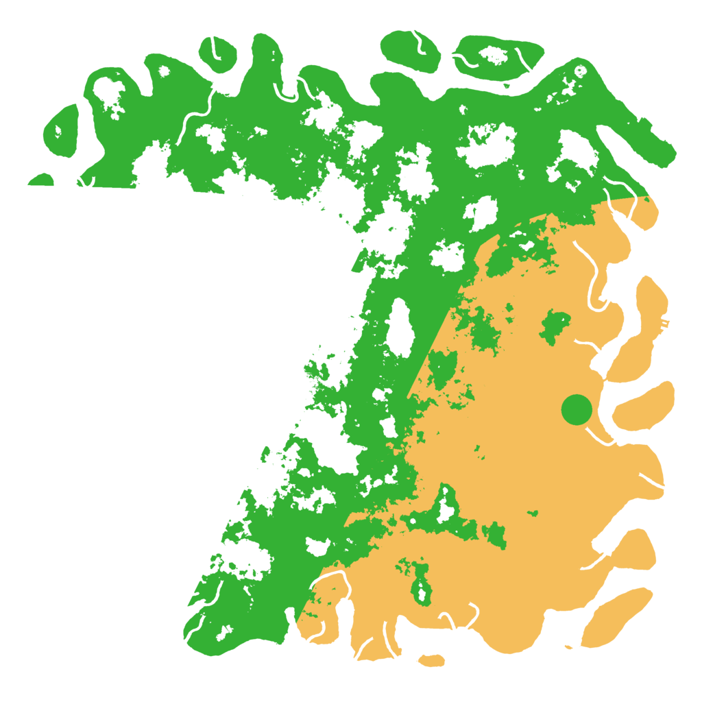 Biome Rust Map: Procedural Map, Size: 6000, Seed: 2130276140