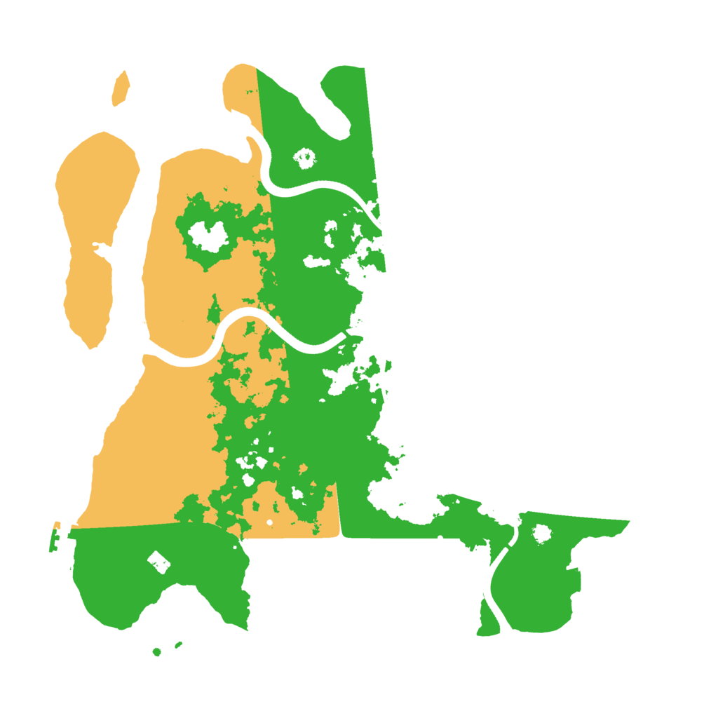 Biome Rust Map: Procedural Map, Size: 3500, Seed: 1328749336
