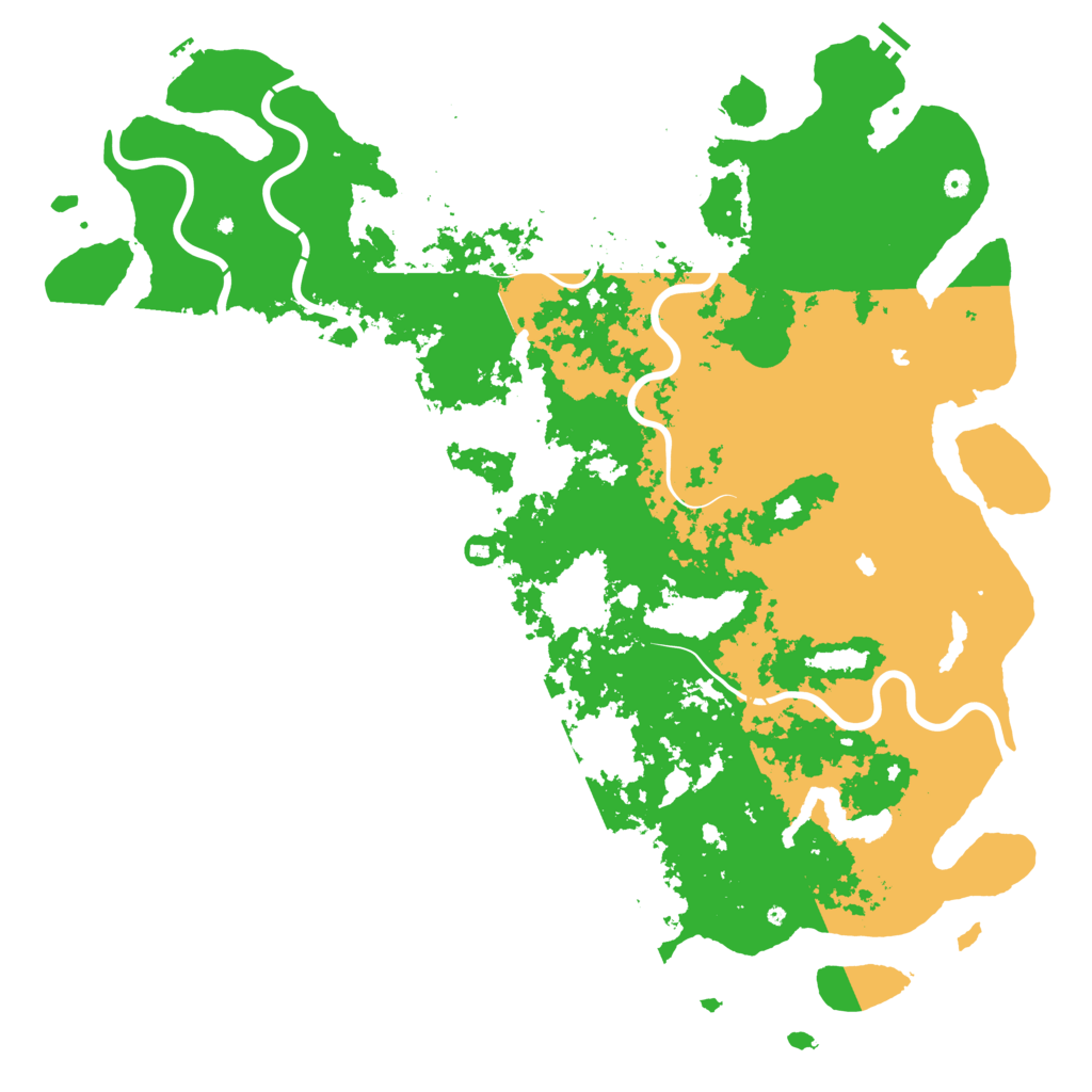 Biome Rust Map: Procedural Map, Size: 6000, Seed: 198736740
