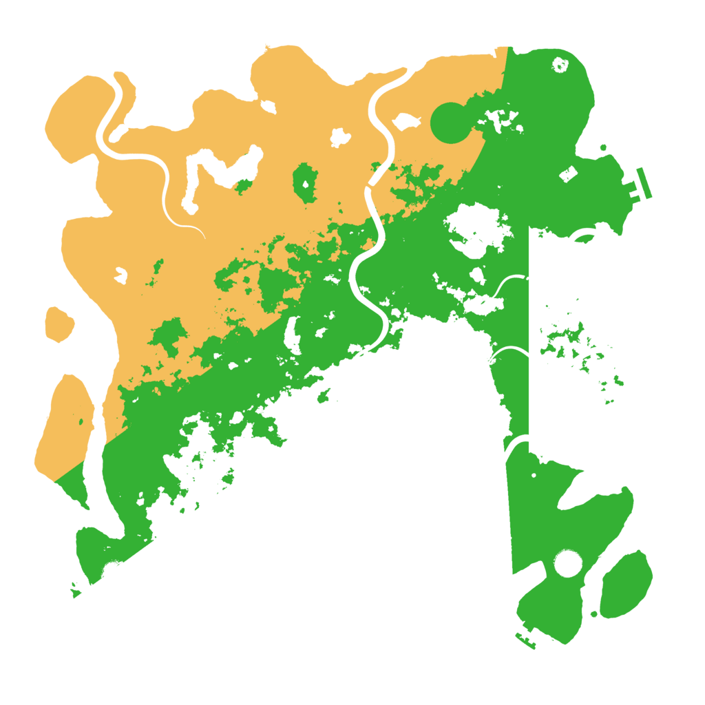 Biome Rust Map: Procedural Map, Size: 4500, Seed: 1043013757