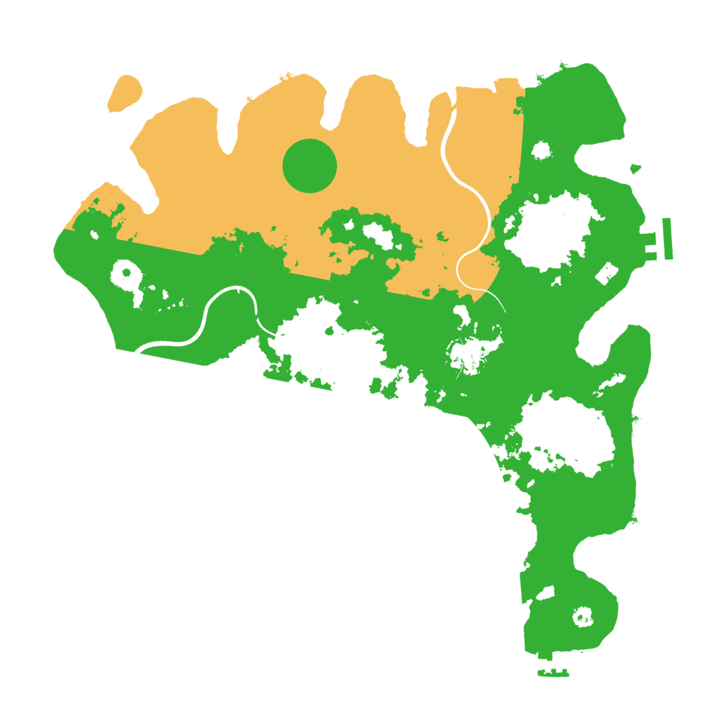 Biome Rust Map: Procedural Map, Size: 3500, Seed: 1932315408