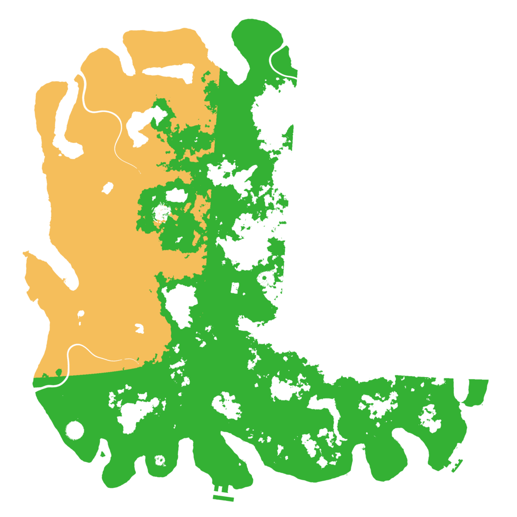 Biome Rust Map: Procedural Map, Size: 5000, Seed: 278875105