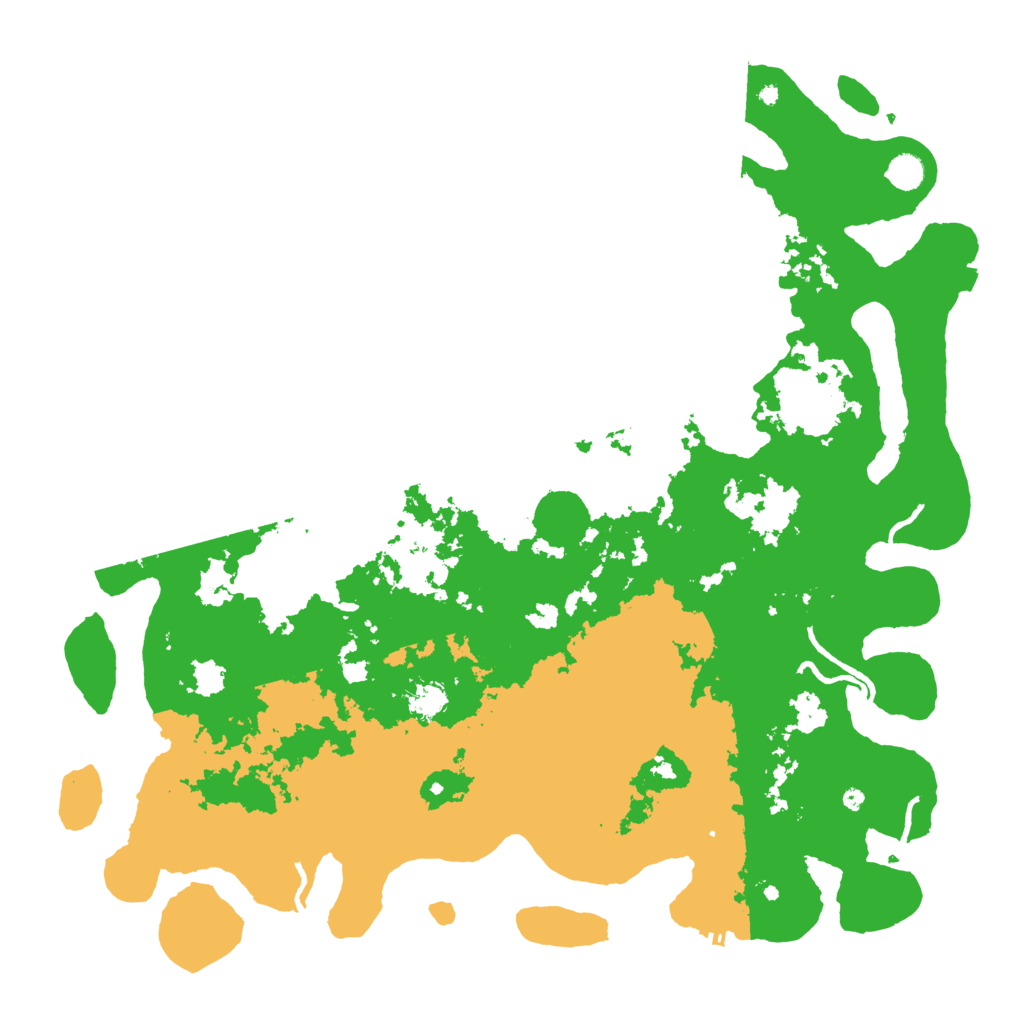 Biome Rust Map: Procedural Map, Size: 5000, Seed: 1616359509