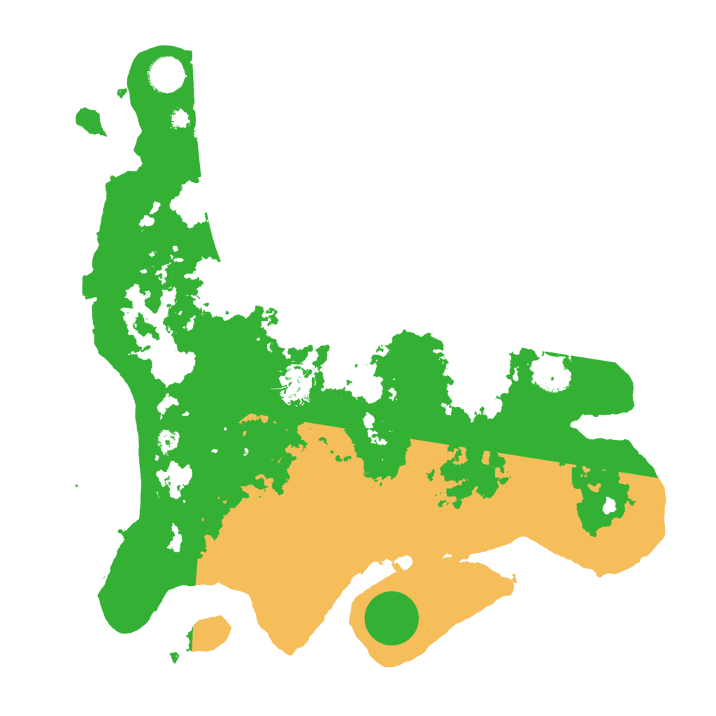 Biome Rust Map: Procedural Map, Size: 3500, Seed: 2104106022