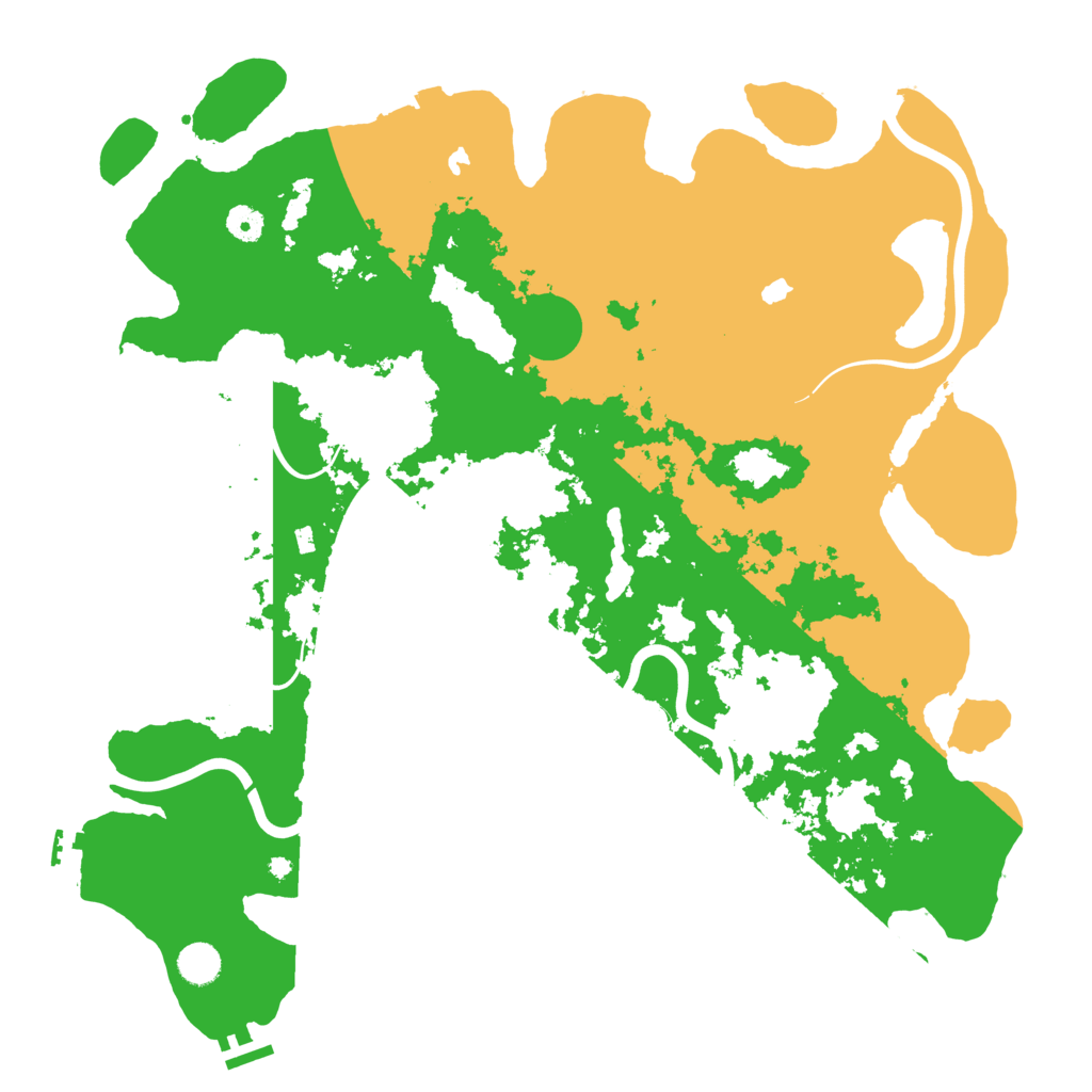 Biome Rust Map: Procedural Map, Size: 4500, Seed: 1833863336