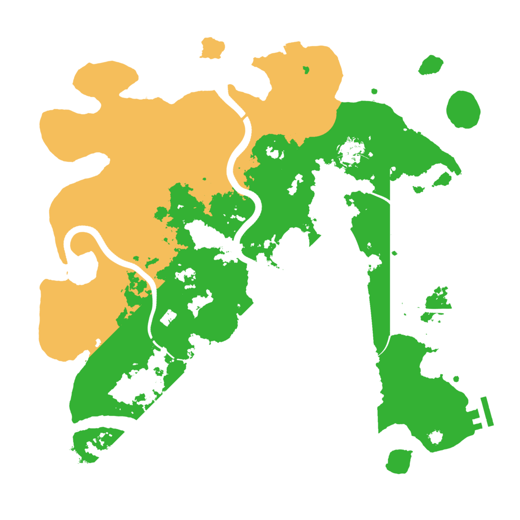 Biome Rust Map: Procedural Map, Size: 3500, Seed: 1706466244