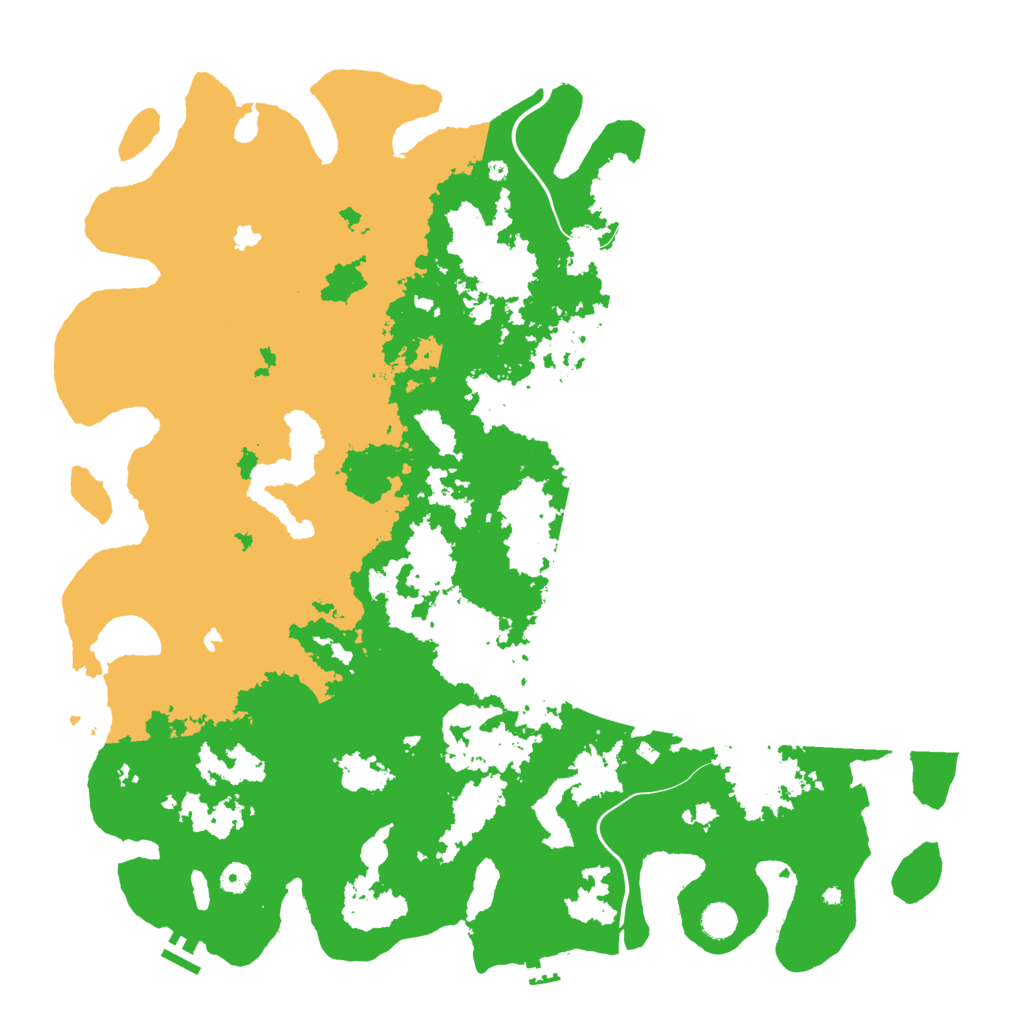 Biome Rust Map: Procedural Map, Size: 5000, Seed: 7376895