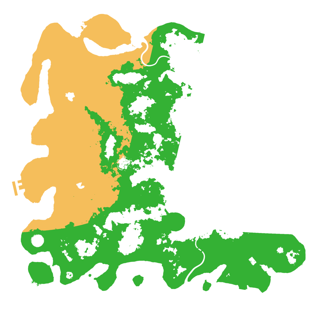 Biome Rust Map: Procedural Map, Size: 4500, Seed: 98278