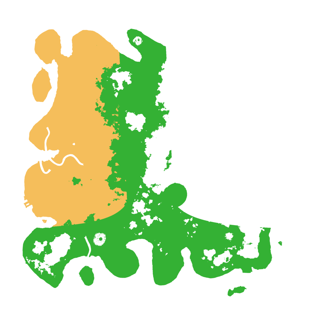 Biome Rust Map: Procedural Map, Size: 3700, Seed: 826102666