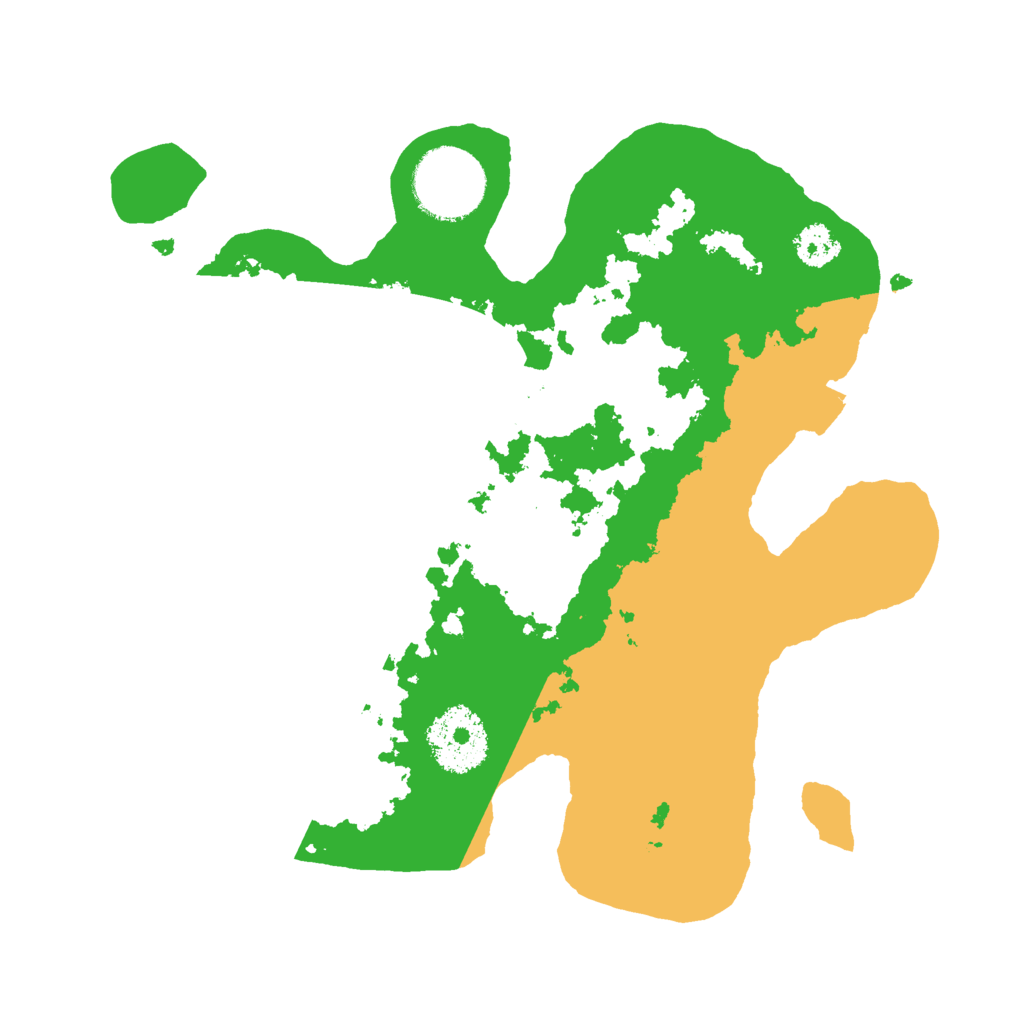 Biome Rust Map: Procedural Map, Size: 2500, Seed: 1269817925