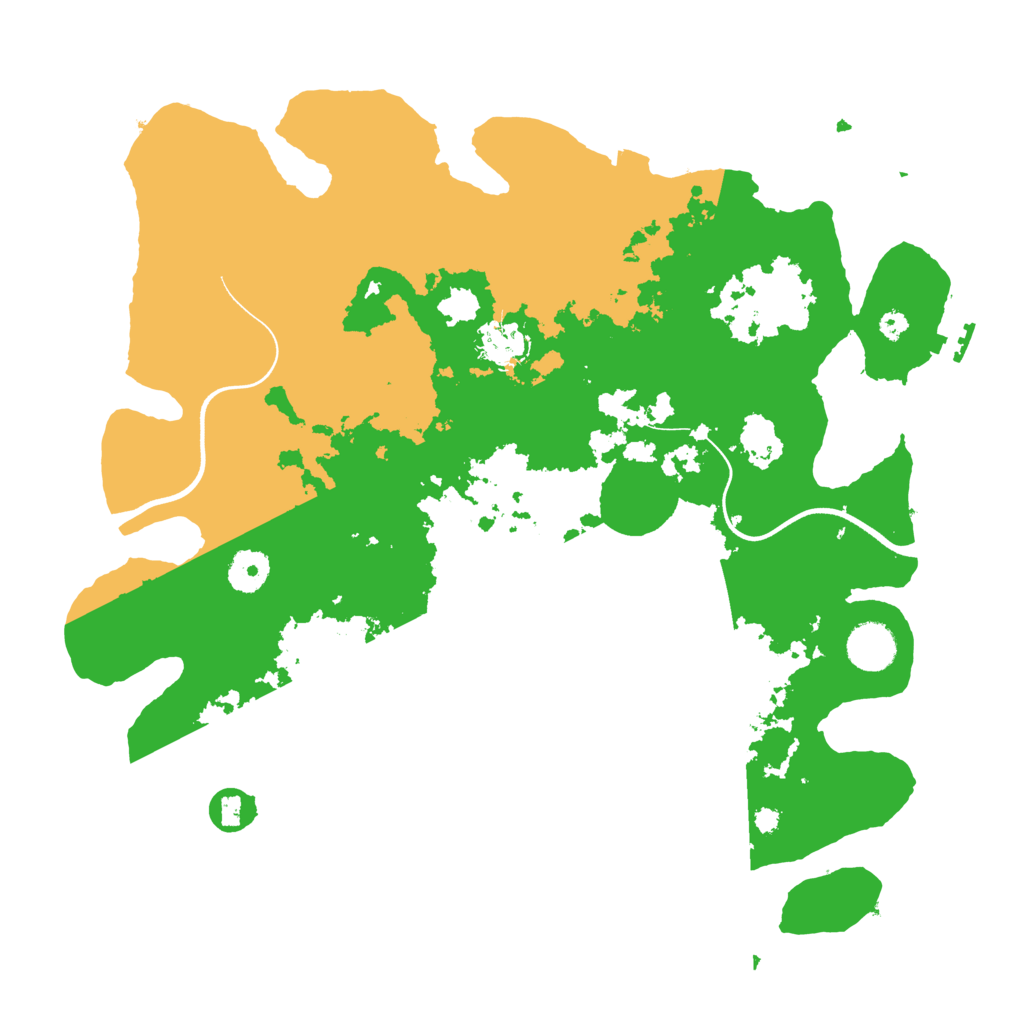 Biome Rust Map: Procedural Map, Size: 3700, Seed: 1430127104