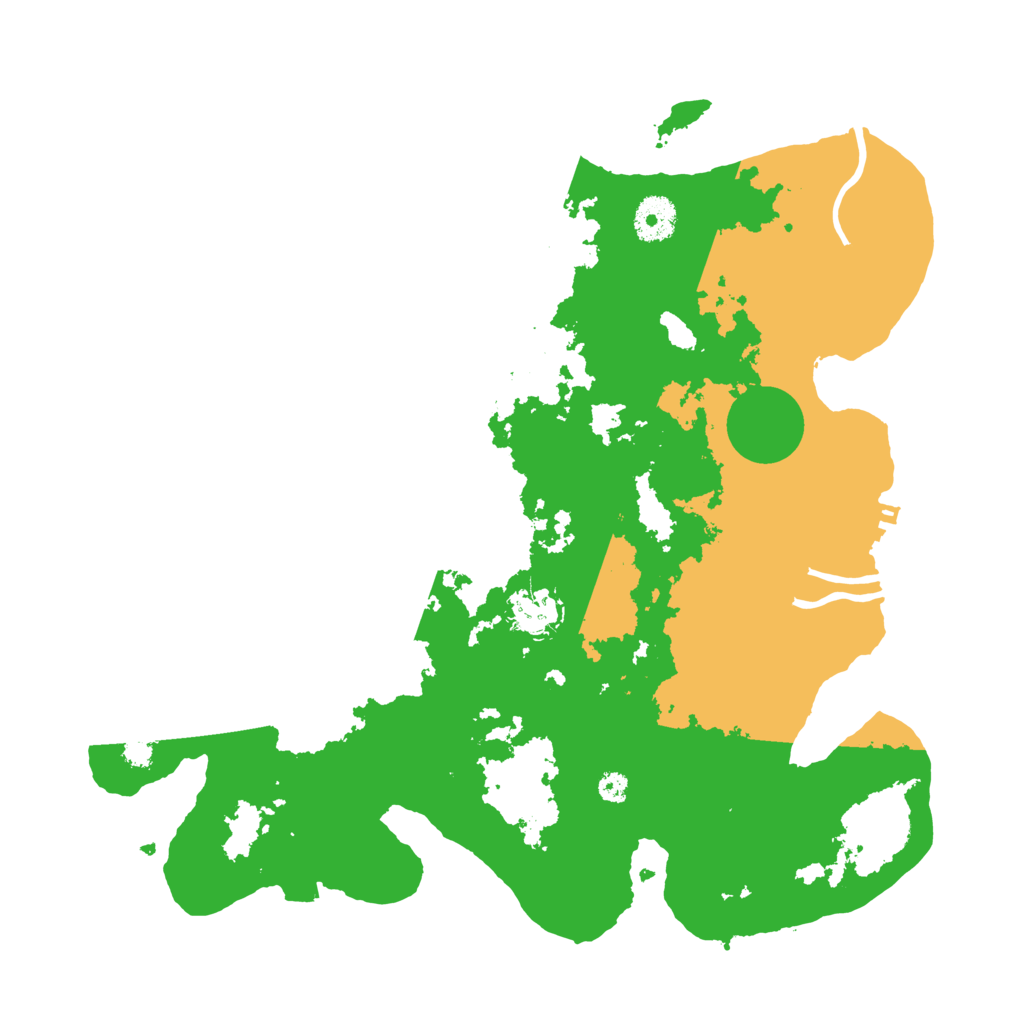 Biome Rust Map: Procedural Map, Size: 3500, Seed: 506266950
