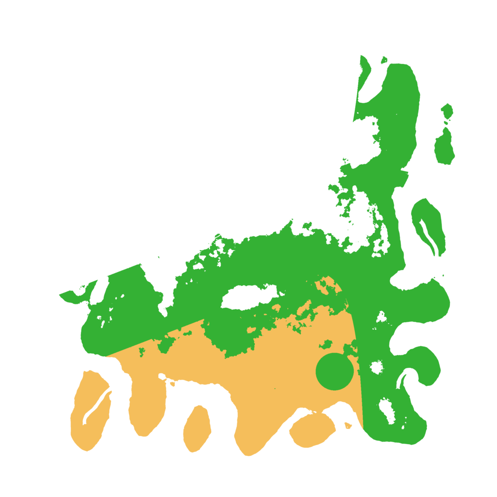 Biome Rust Map: Procedural Map, Size: 3500, Seed: 2142164061