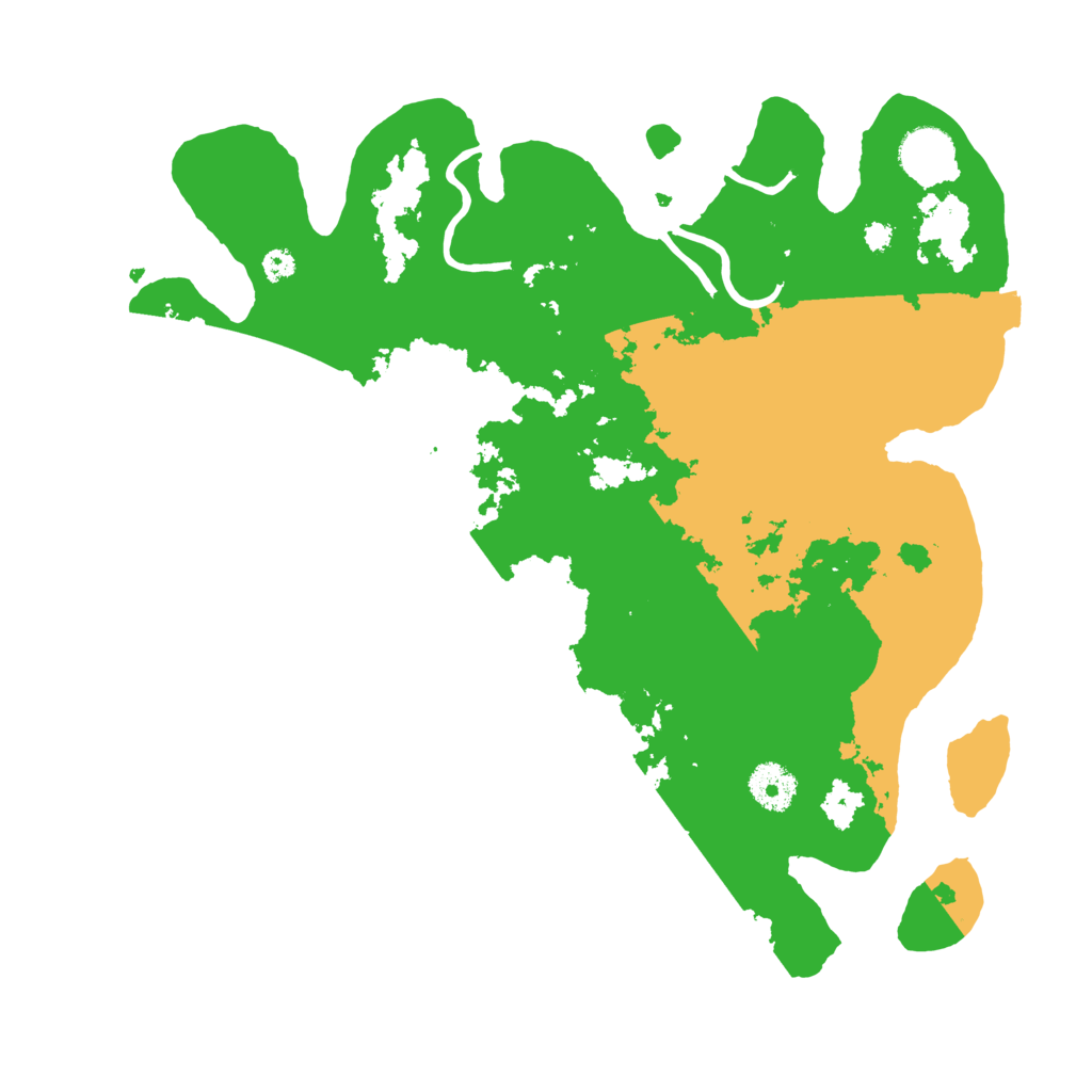 Biome Rust Map: Procedural Map, Size: 3500, Seed: 814588569