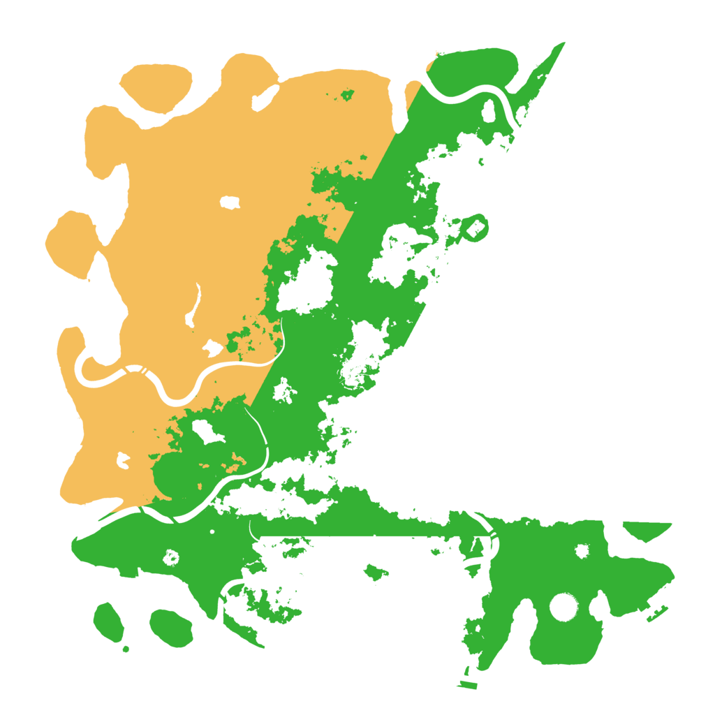 Biome Rust Map: Procedural Map, Size: 4500, Seed: 527289196