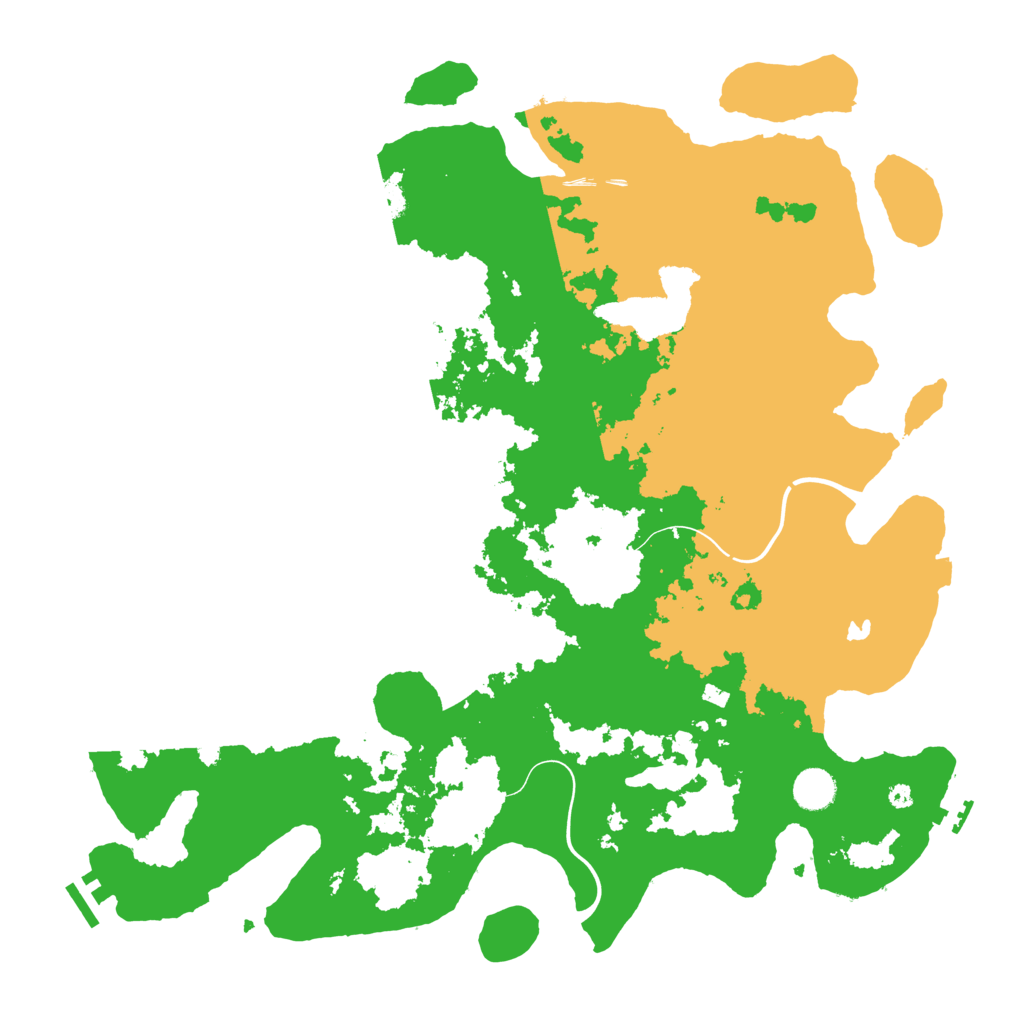Biome Rust Map: Procedural Map, Size: 4250, Seed: 596668061