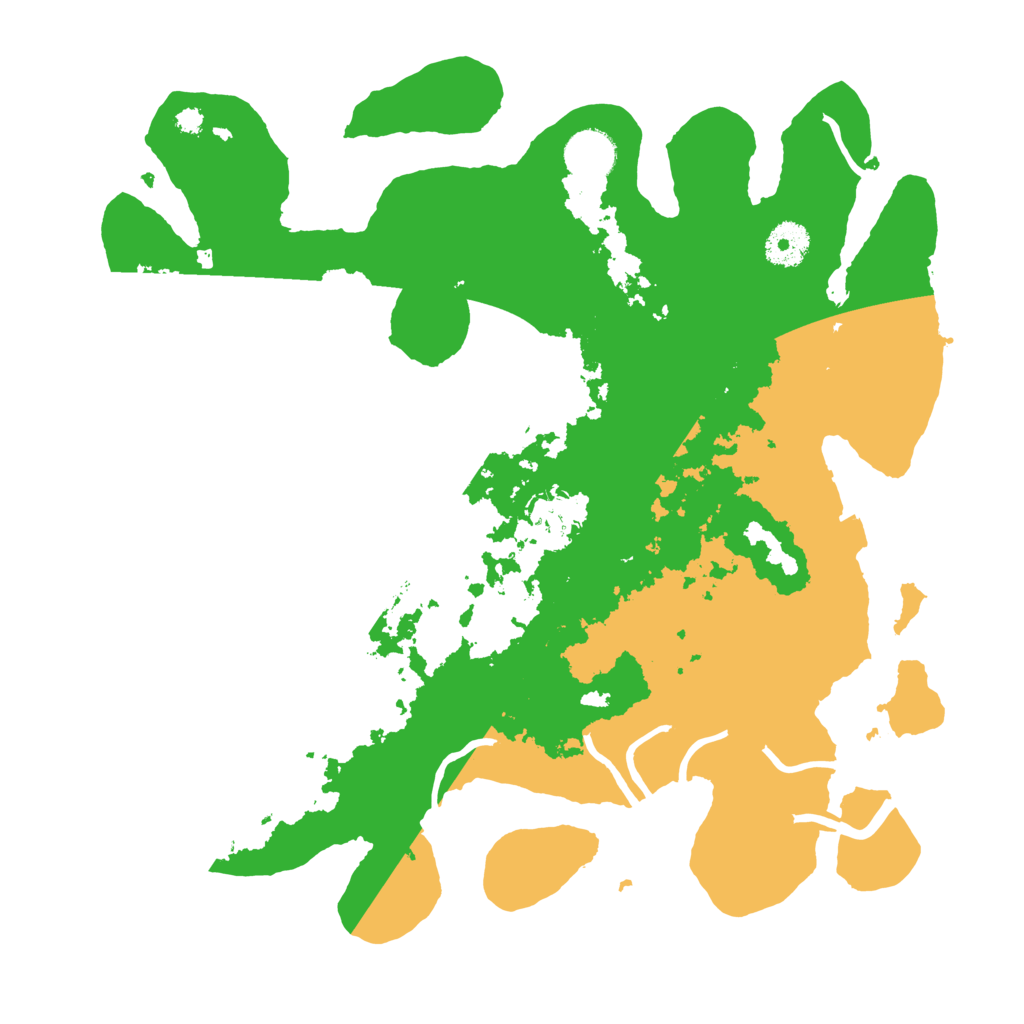 Biome Rust Map: Procedural Map, Size: 3500, Seed: 841080087