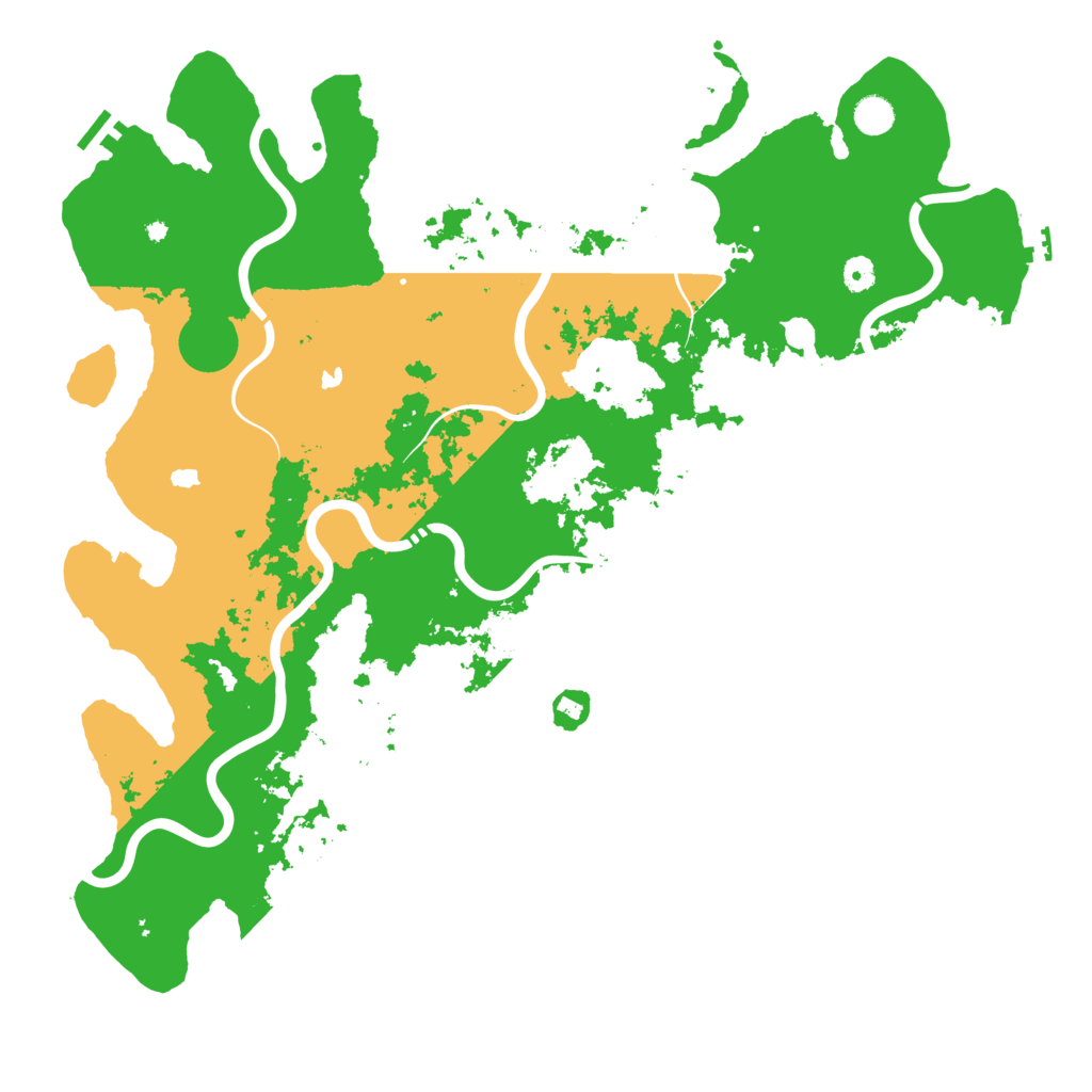 Biome Rust Map: Procedural Map, Size: 4850, Seed: 76231337