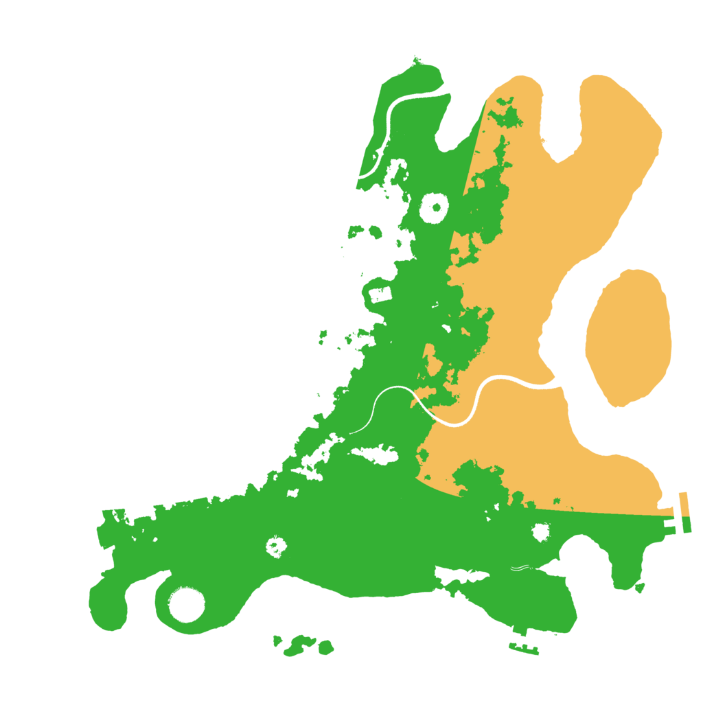 Biome Rust Map: Procedural Map, Size: 3500, Seed: 719187560
