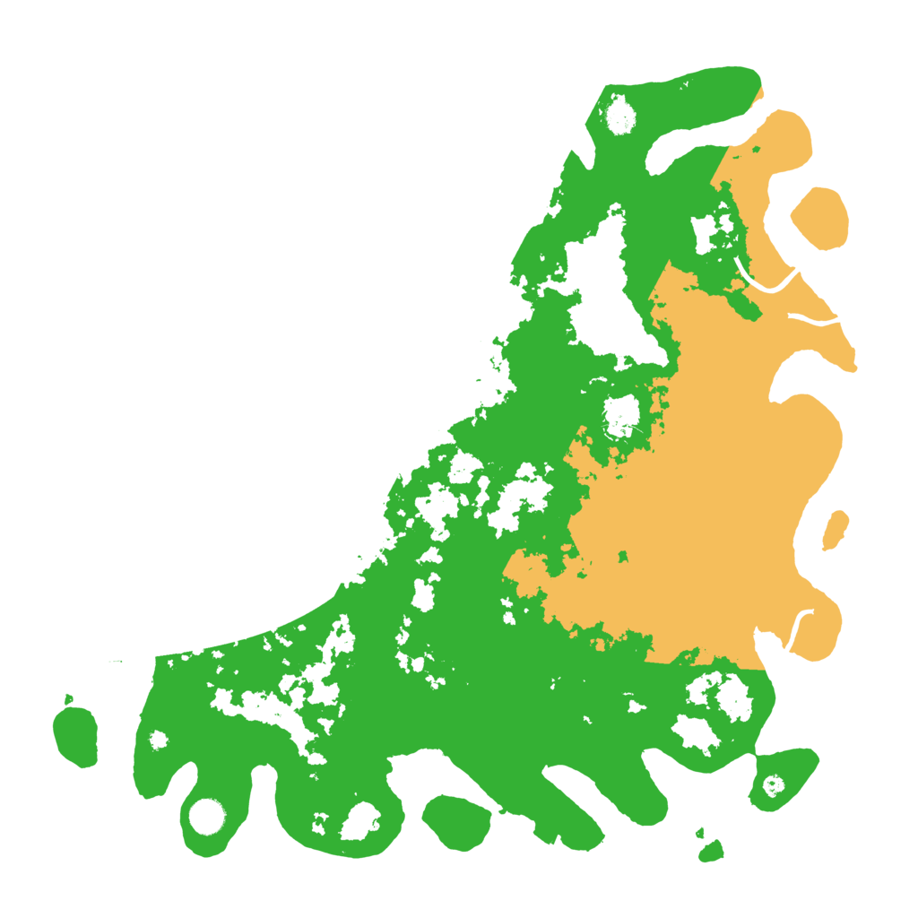 Biome Rust Map: Procedural Map, Size: 4500, Seed: 1542090516