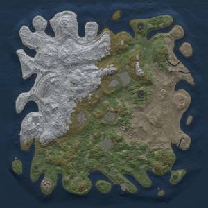 Thumbnail Rust Map: Procedural Map, Size: 4500, Seed: 1542090516, 16 Monuments