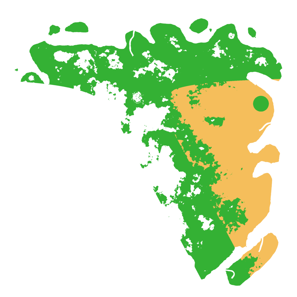 Biome Rust Map: Procedural Map, Size: 5000, Seed: 74695156