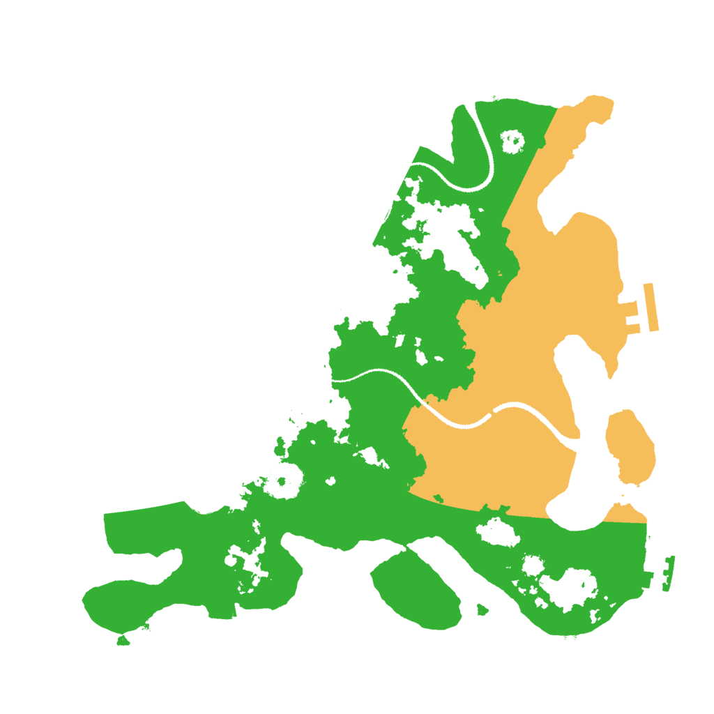Biome Rust Map: Procedural Map, Size: 3000, Seed: 531716689