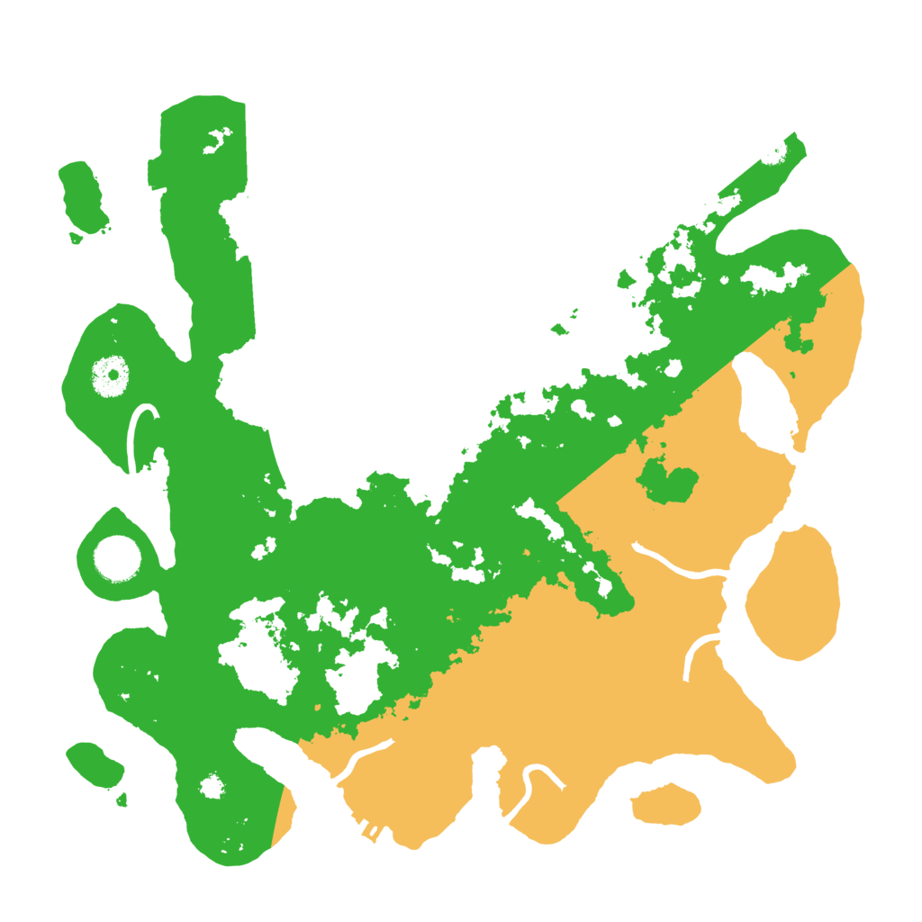 Biome Rust Map: Procedural Map, Size: 3500, Seed: 687114292