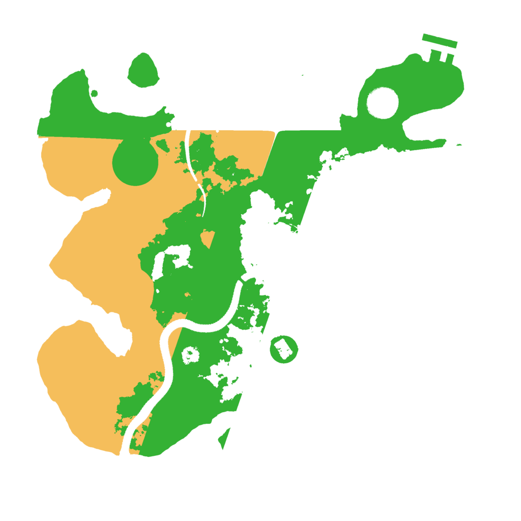 Biome Rust Map: Procedural Map, Size: 3000, Seed: 1803237914