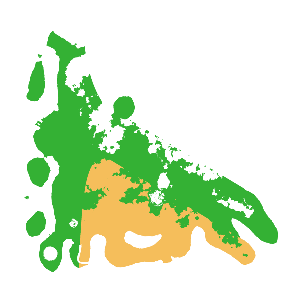 Biome Rust Map: Procedural Map, Size: 3700, Seed: 688027882