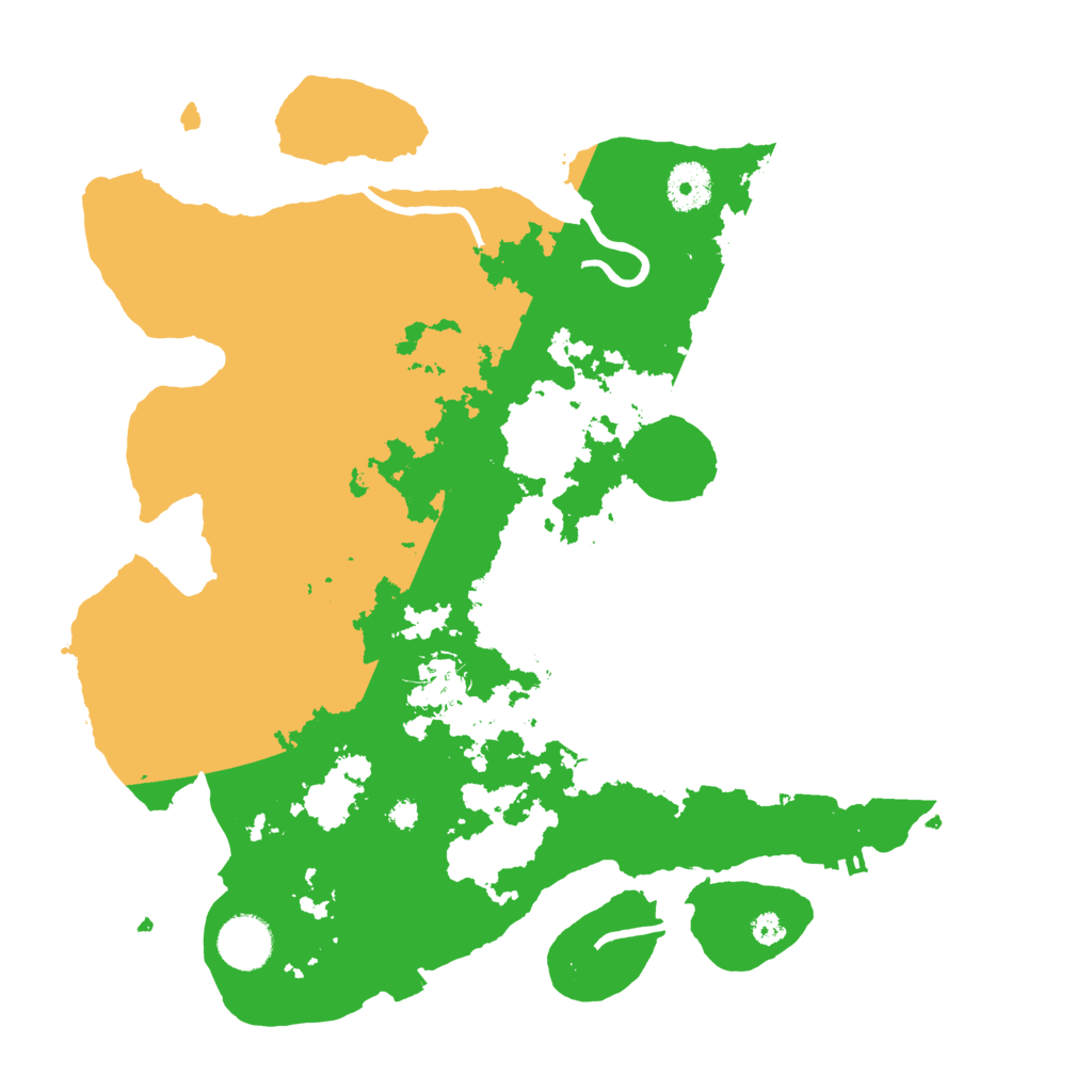 Biome Rust Map: Procedural Map, Size: 3500, Seed: 1354770133