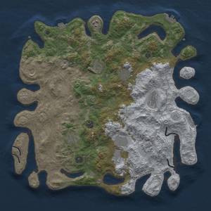 Thumbnail Rust Map: Procedural Map, Size: 4250, Seed: 87620371, 19 Monuments