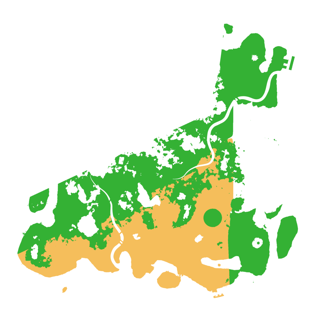 Biome Rust Map: Procedural Map, Size: 4500, Seed: 723433271