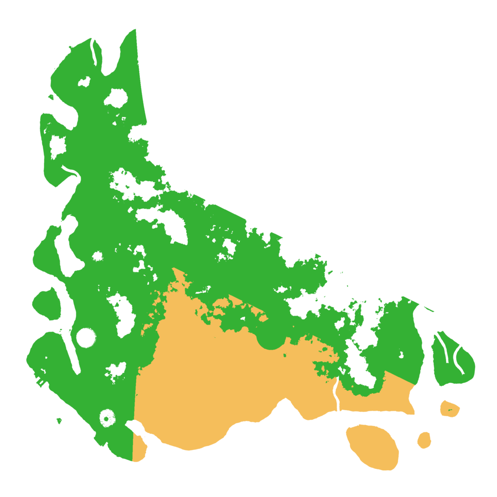 Biome Rust Map: Procedural Map, Size: 4500, Seed: 162603800