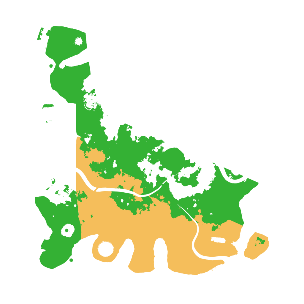 Biome Rust Map: Procedural Map, Size: 3500, Seed: 1154303544