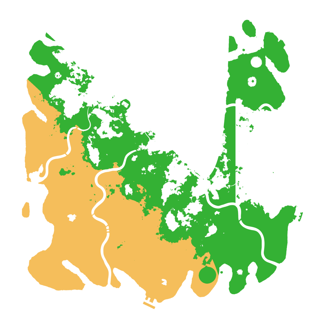 Biome Rust Map: Procedural Map, Size: 5000, Seed: 737965848