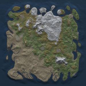 Thumbnail Rust Map: Procedural Map, Size: 5000, Seed: 737965848, 19 Monuments