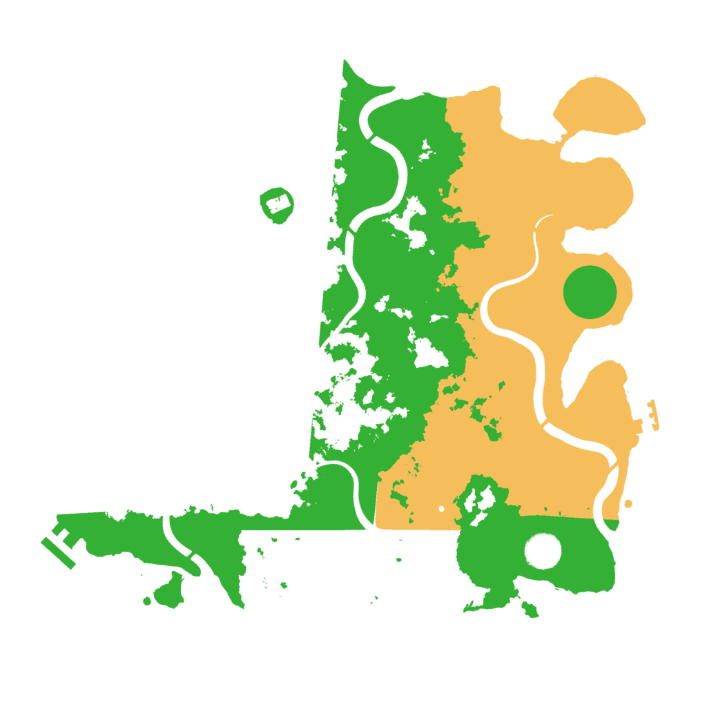 Biome Rust Map: Procedural Map, Size: 3500, Seed: 1131652798