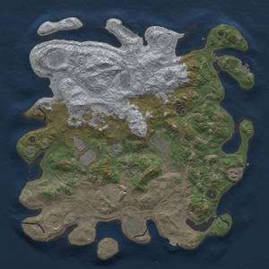 Thumbnail Rust Map: Procedural Map, Size: 4250, Seed: 1503103223, 19 Monuments